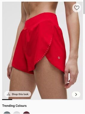NWOT Fast and Free High-Rise Classic-Fit Split Short 3"